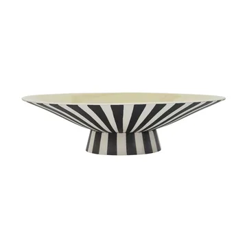 Toppu centerpiece low Ø39x10,5 cm - Vanilla-black-white - OYOY