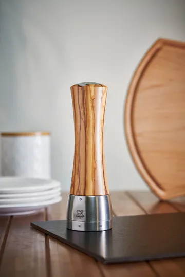 Madras Z salt grinder 21 cm - Olive wood-stainless steel - Peugeot