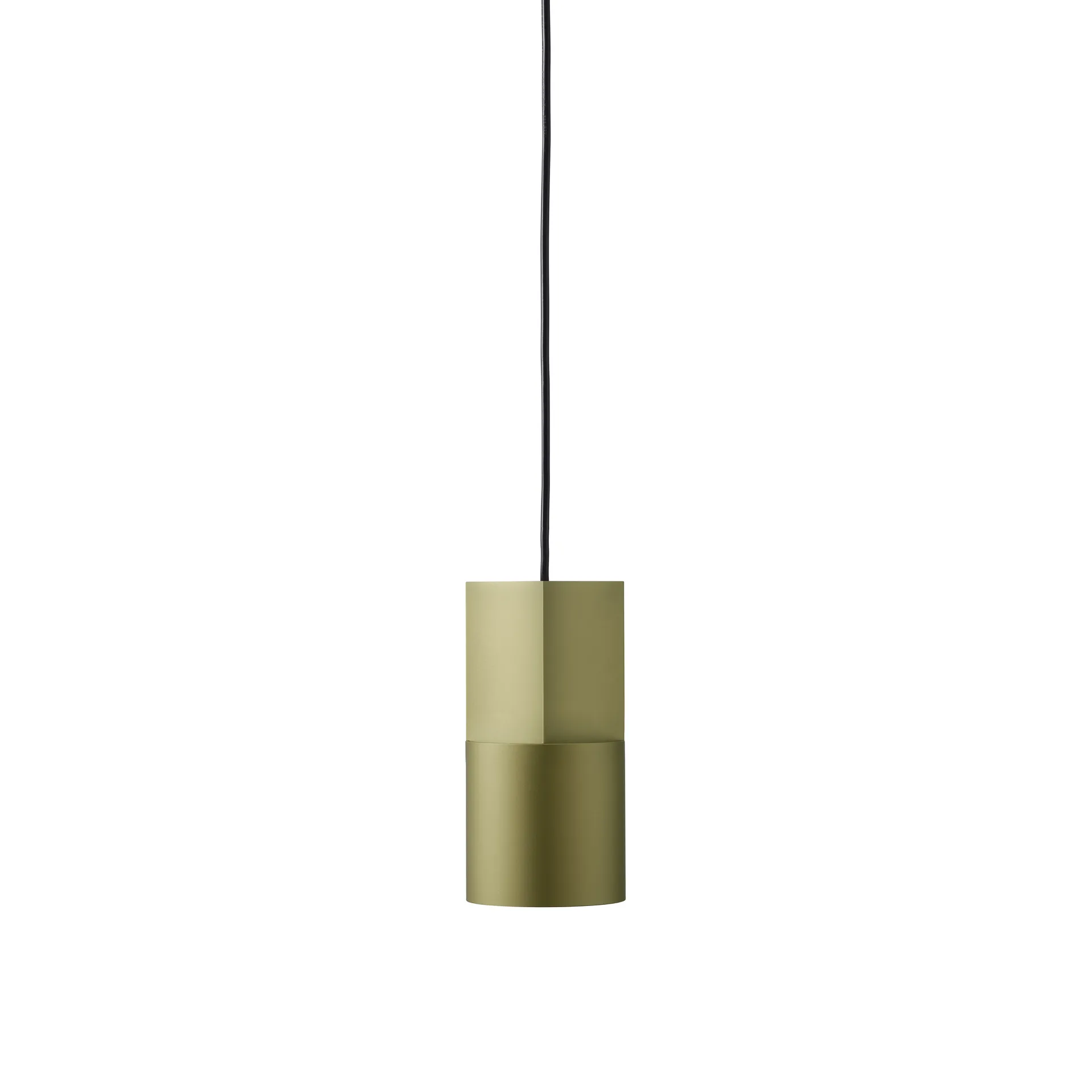 Concave 10 pendant lamp, Stem (green) Pholc