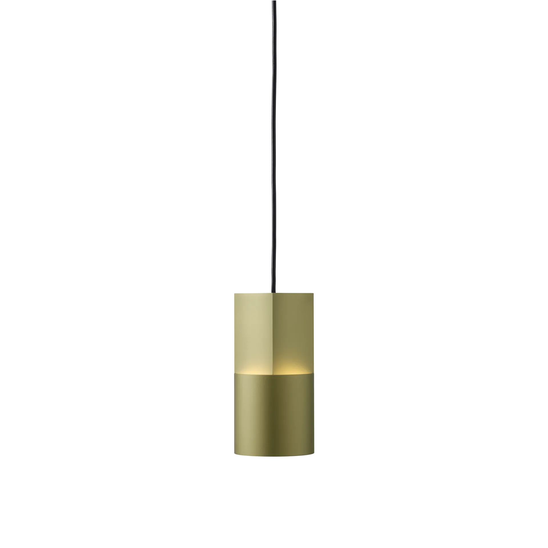 Concave 10 pendant lamp, Stem (green) Pholc