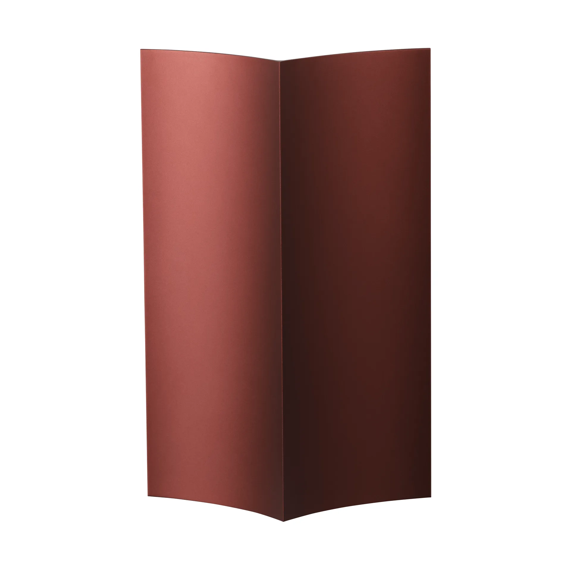 Concave 27 wall lamp, Oxide (red) Pholc