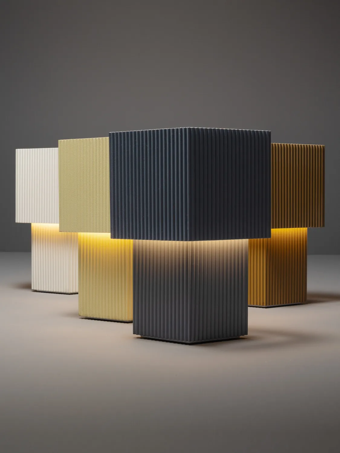 Romb Mini portable table lamp 19 cm, Cotton Pholc