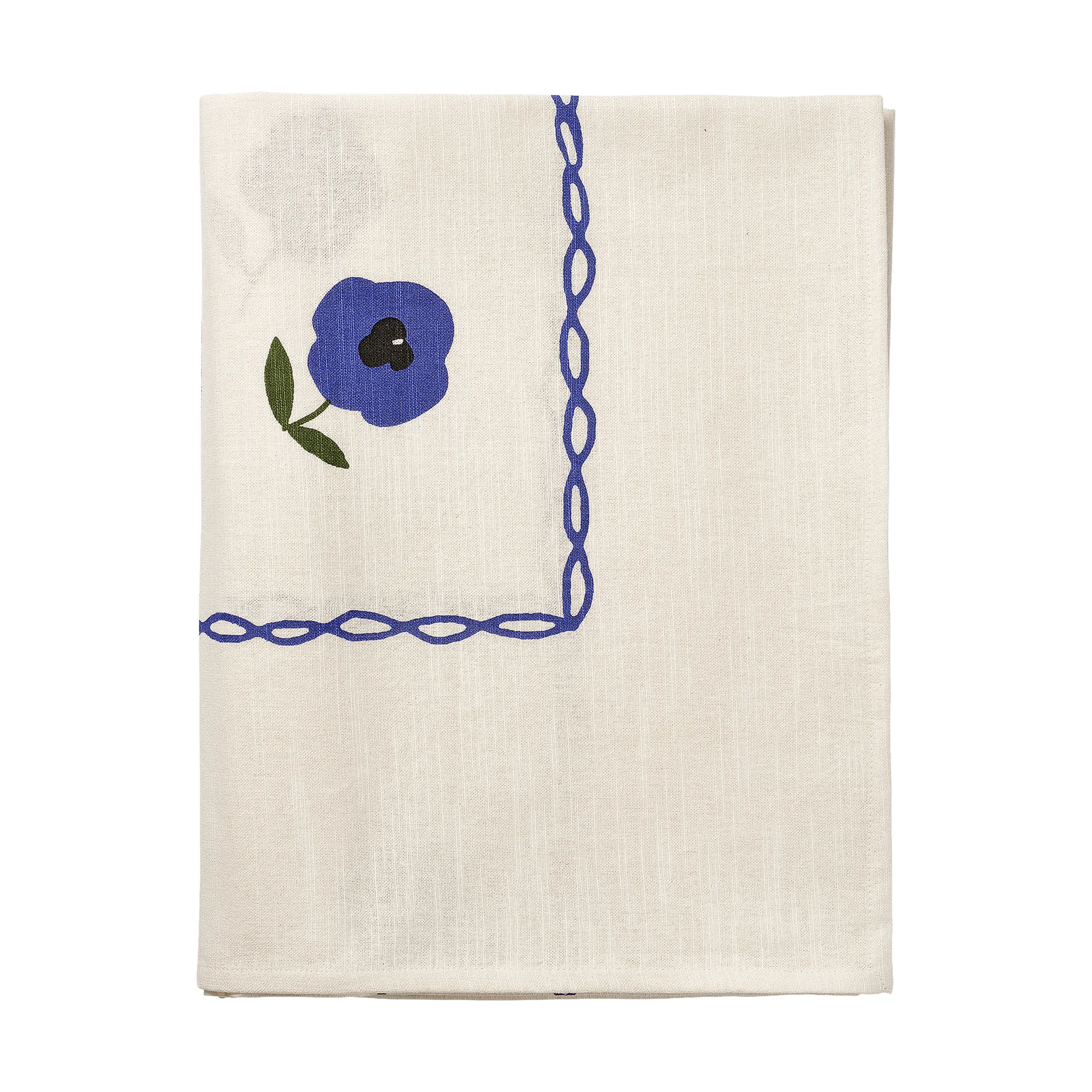 Madelen Möllard Pansy tablecloth, Blue 250x150 cm Pick a Poppy
