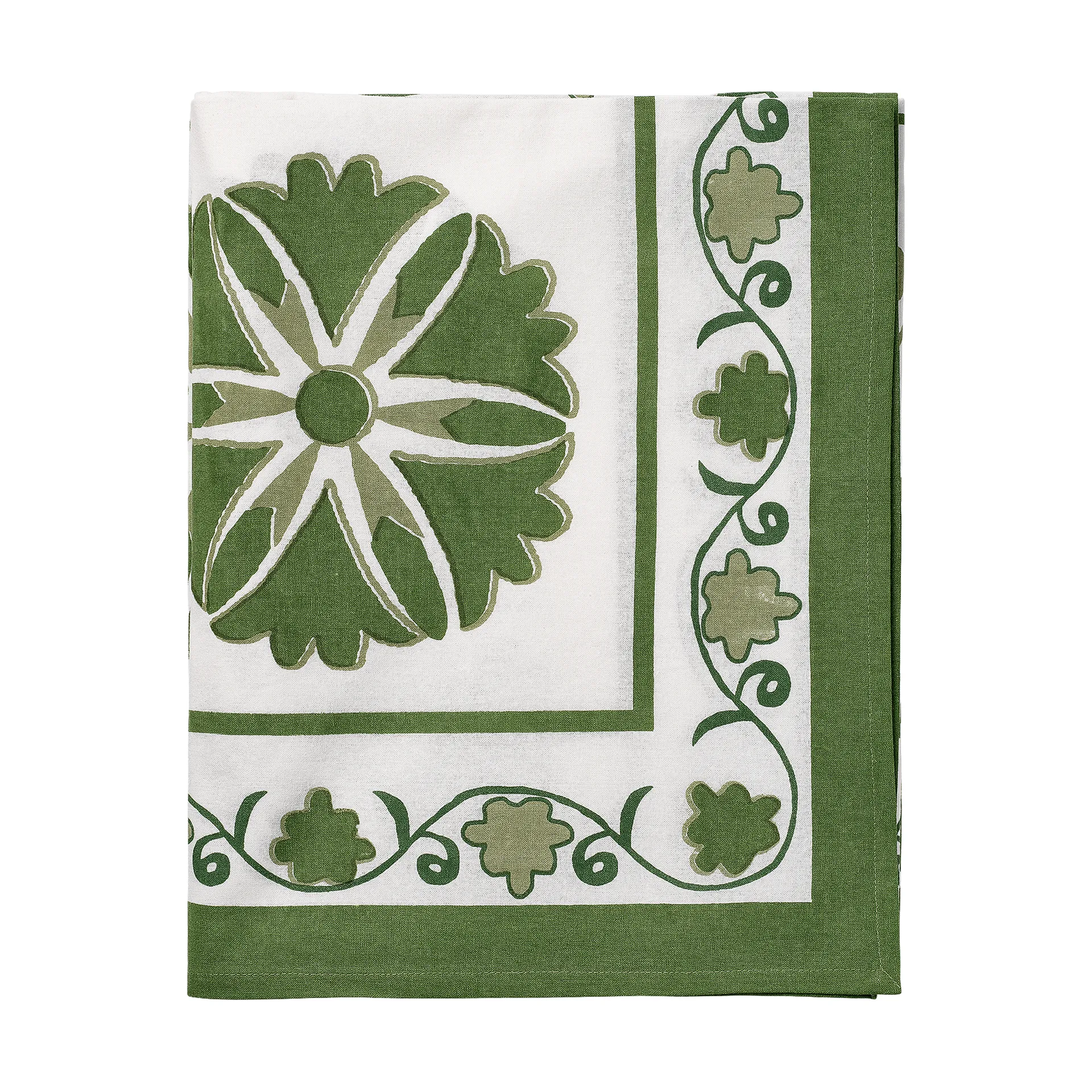 Suzani tablecloth, Green, 250x150 cm Pick a Poppy