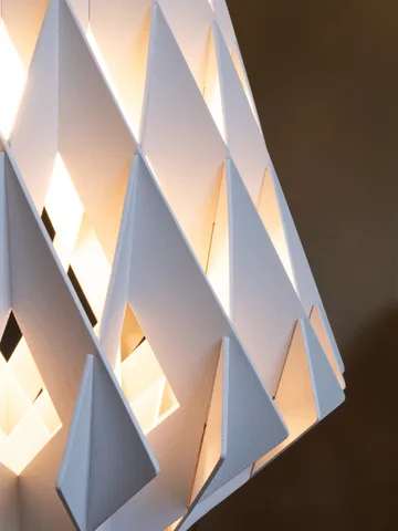 Pilke Signature floor lamp Ø28 cm - White - Pilke