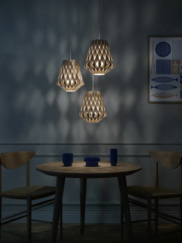 Pilke Signature pendant lamp Ø28 cm, birch Pilke