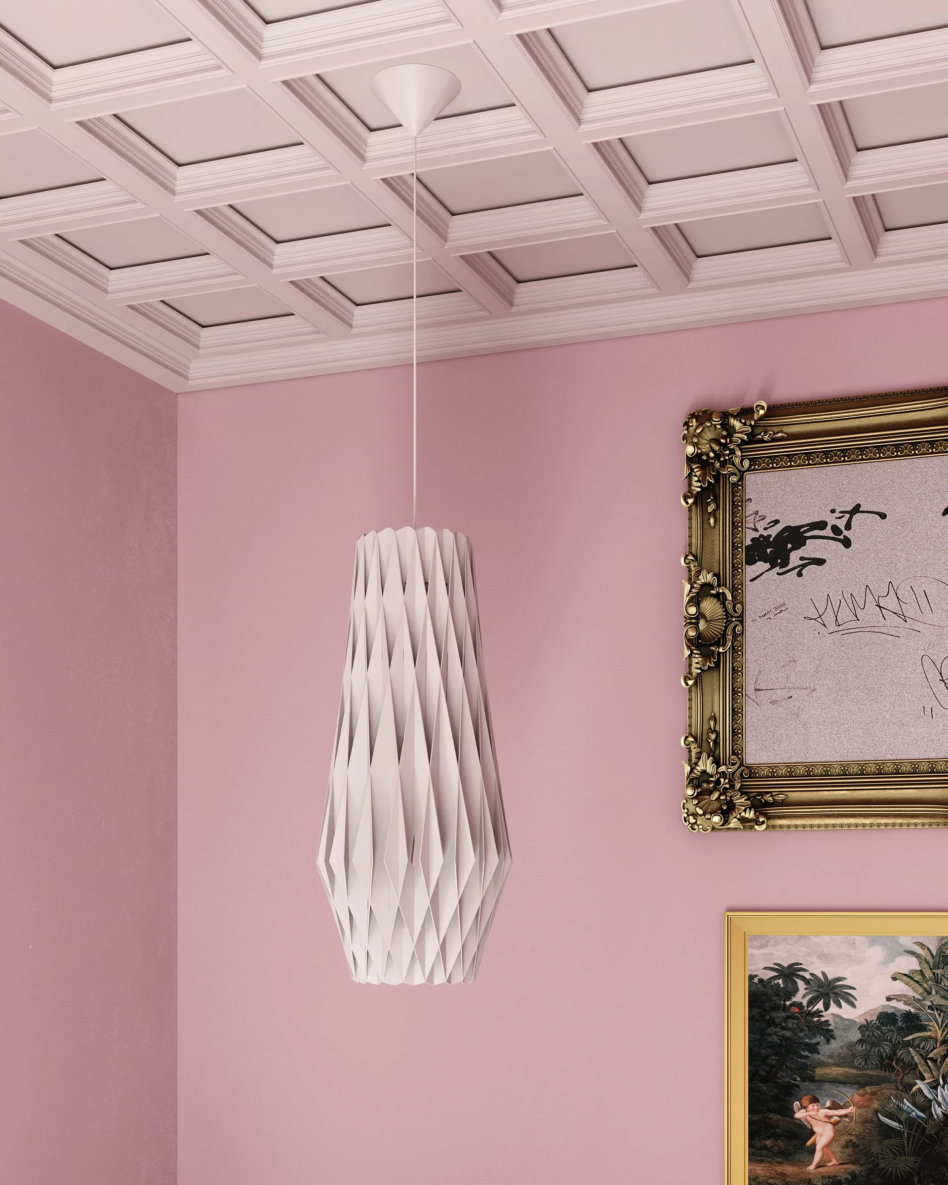 Pilke Signature pendant lamp 30/70 cm, White Pilke
