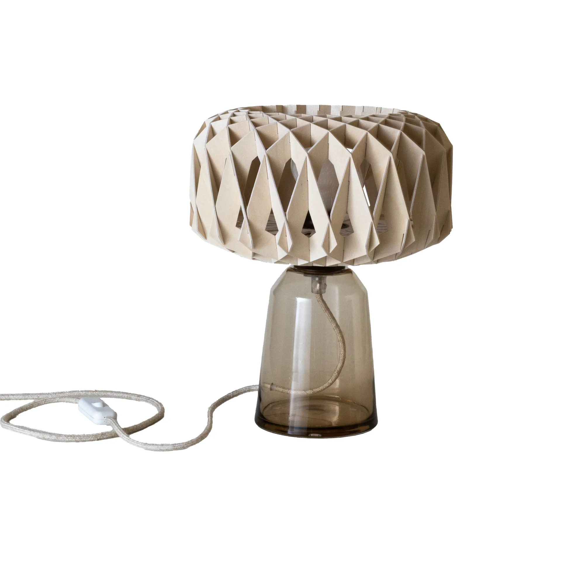 Signature 25 table lamp, Amber-birch, Ø28x34 cm Pilke