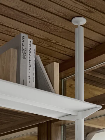 Pira G2 shelving system F C A White/Walnut 240–247 cm - Pira