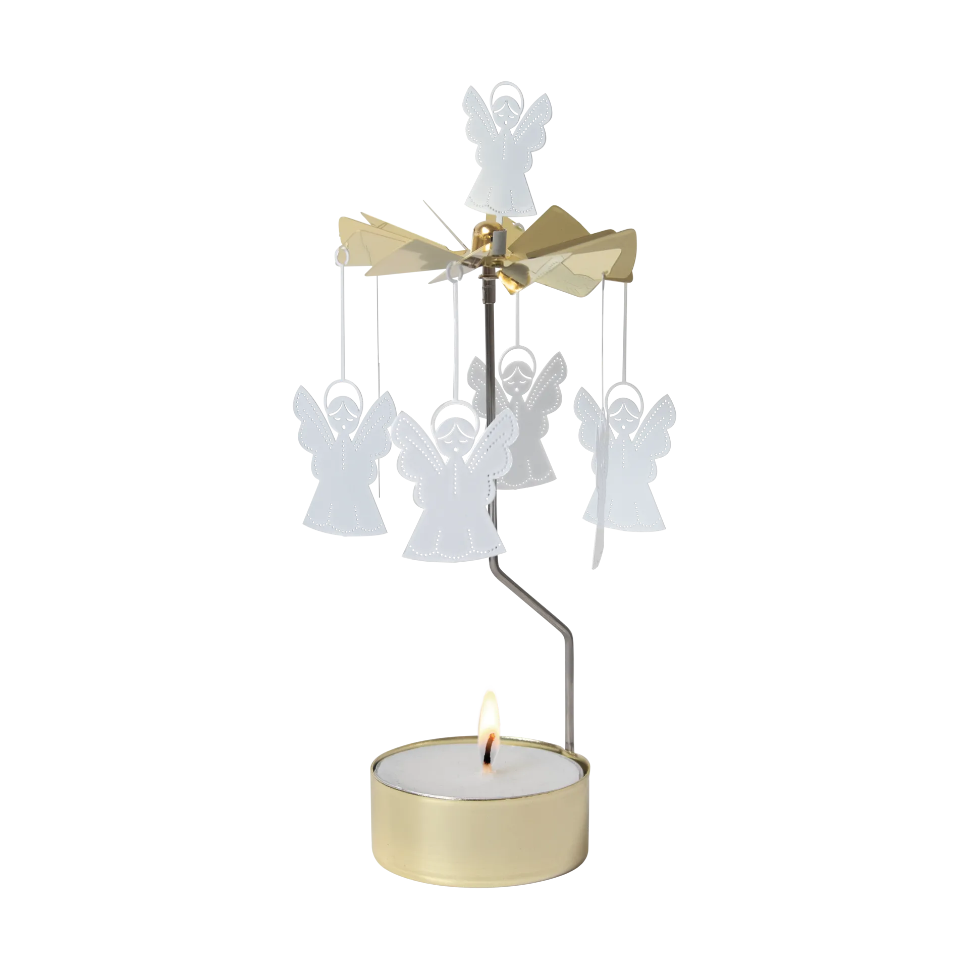 Angel chime Singing angel, Gold Pluto Design