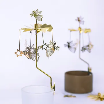 Angel chimes clips angels and stars - gold - Pluto Design
