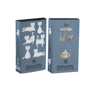 Cat family Angel Chimes - Gold - Pluto Design