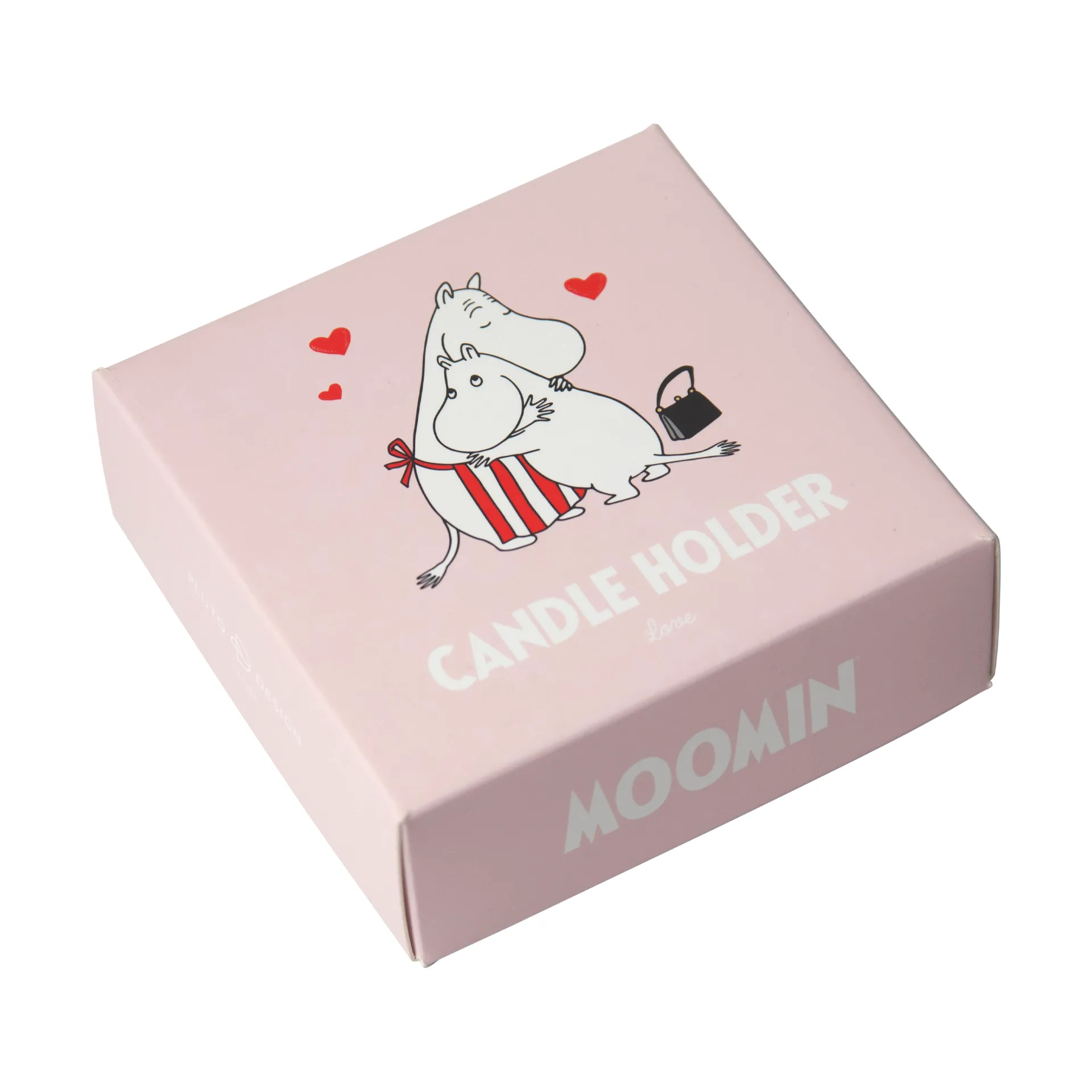 Moomin love candle holder, Gold Pluto Design
