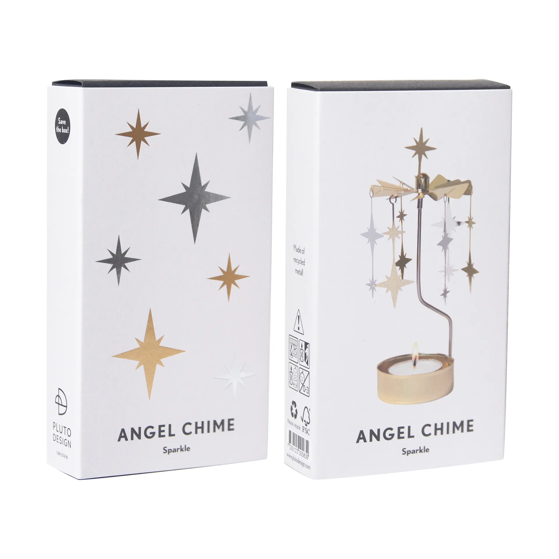 Sparkle angel chime, Silver Pluto Design