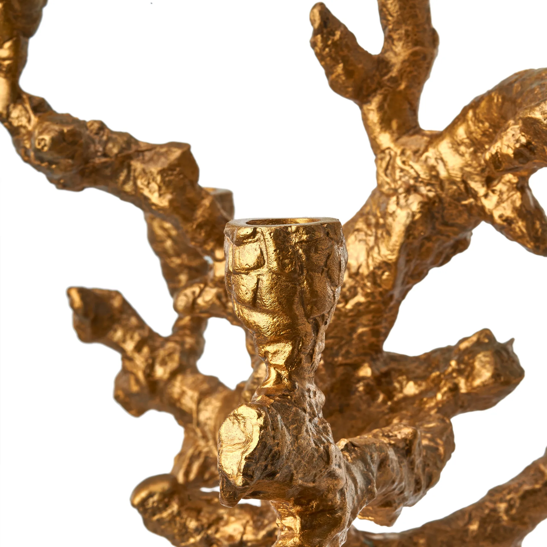 Apple tree candlestick L 53 cm, Gold POLSPOTTEN