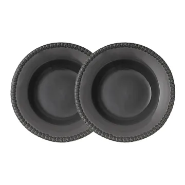 Daria deep plate Ø26 cm 2-pack - clean grey - PotteryJo