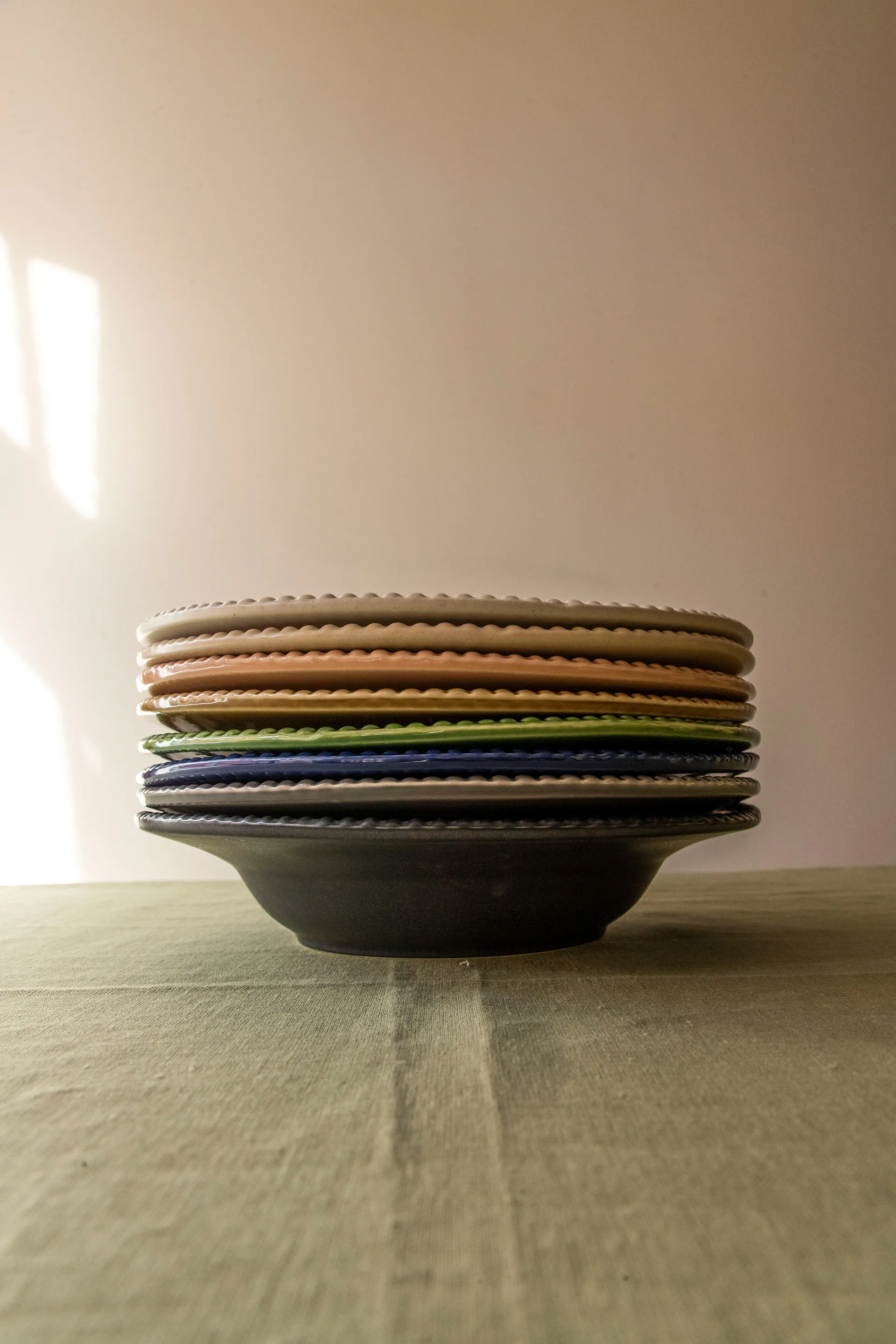 Daria pasta plate Ø35 cm, Moss PotteryJo