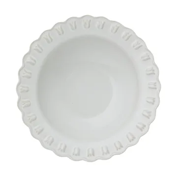 Tulipa deep plate small Ø17 cm 2-pack - White - PotteryJo