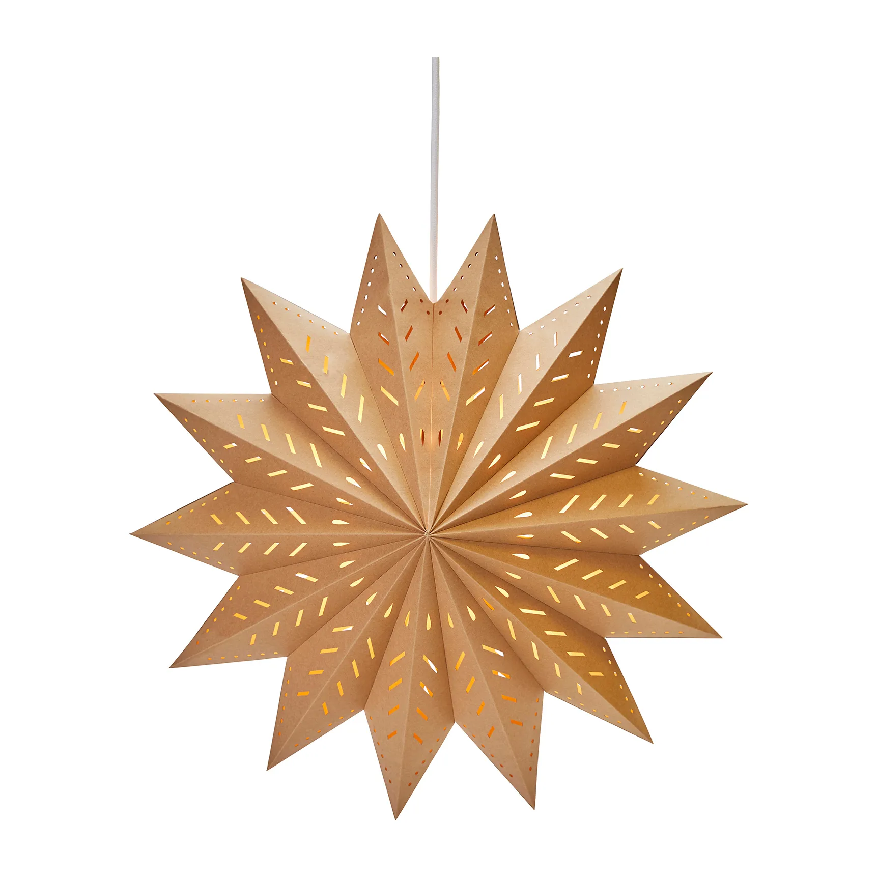 Alfa advent star brown, Brown, 50 cm PR Home