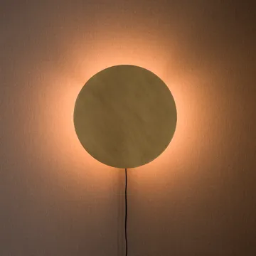 Full moon wall lamp Ø25 cm - Pale gold - PR Home