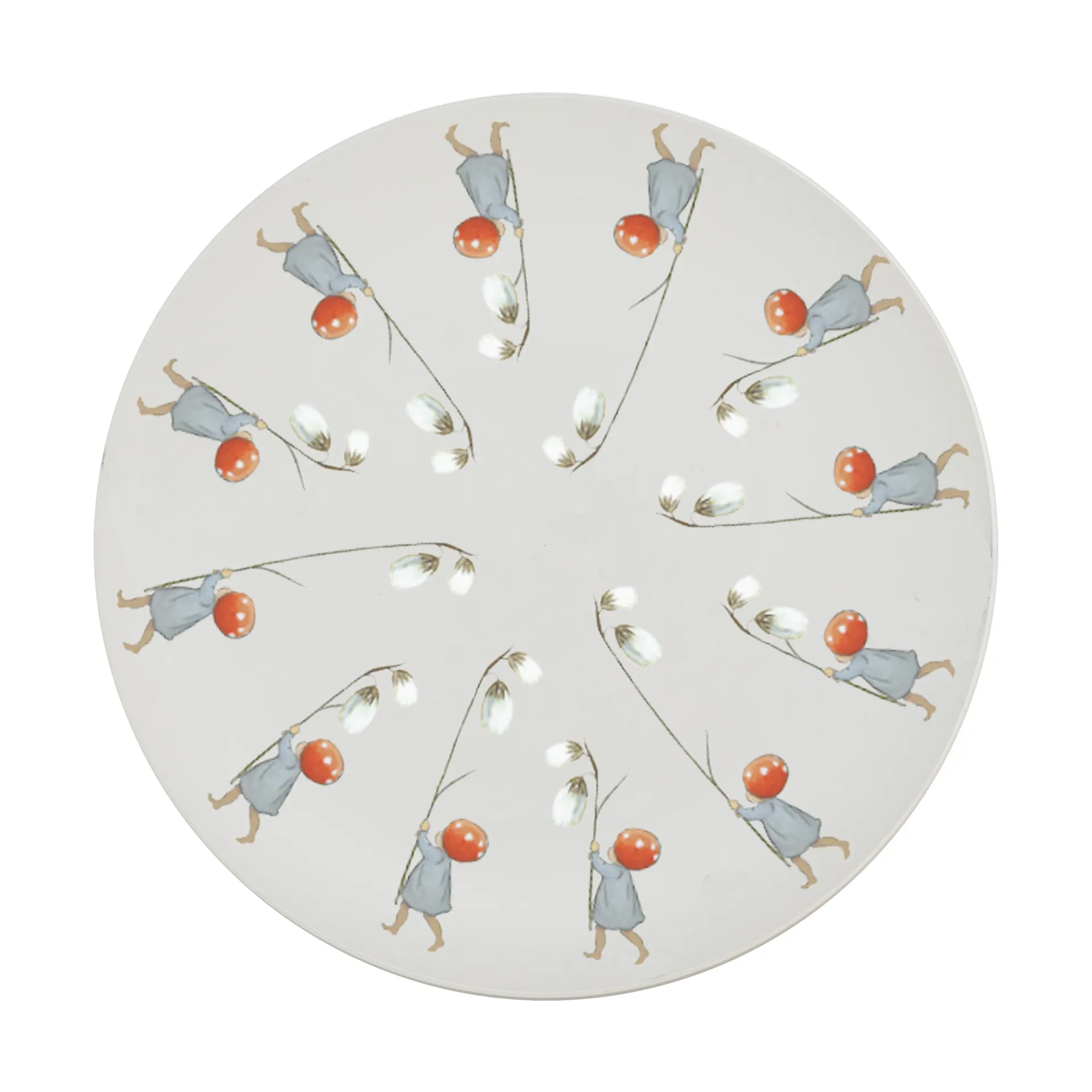 Elsa Beskow Tomtebobarnen plate Ø20 cm, Multi Rätt Start