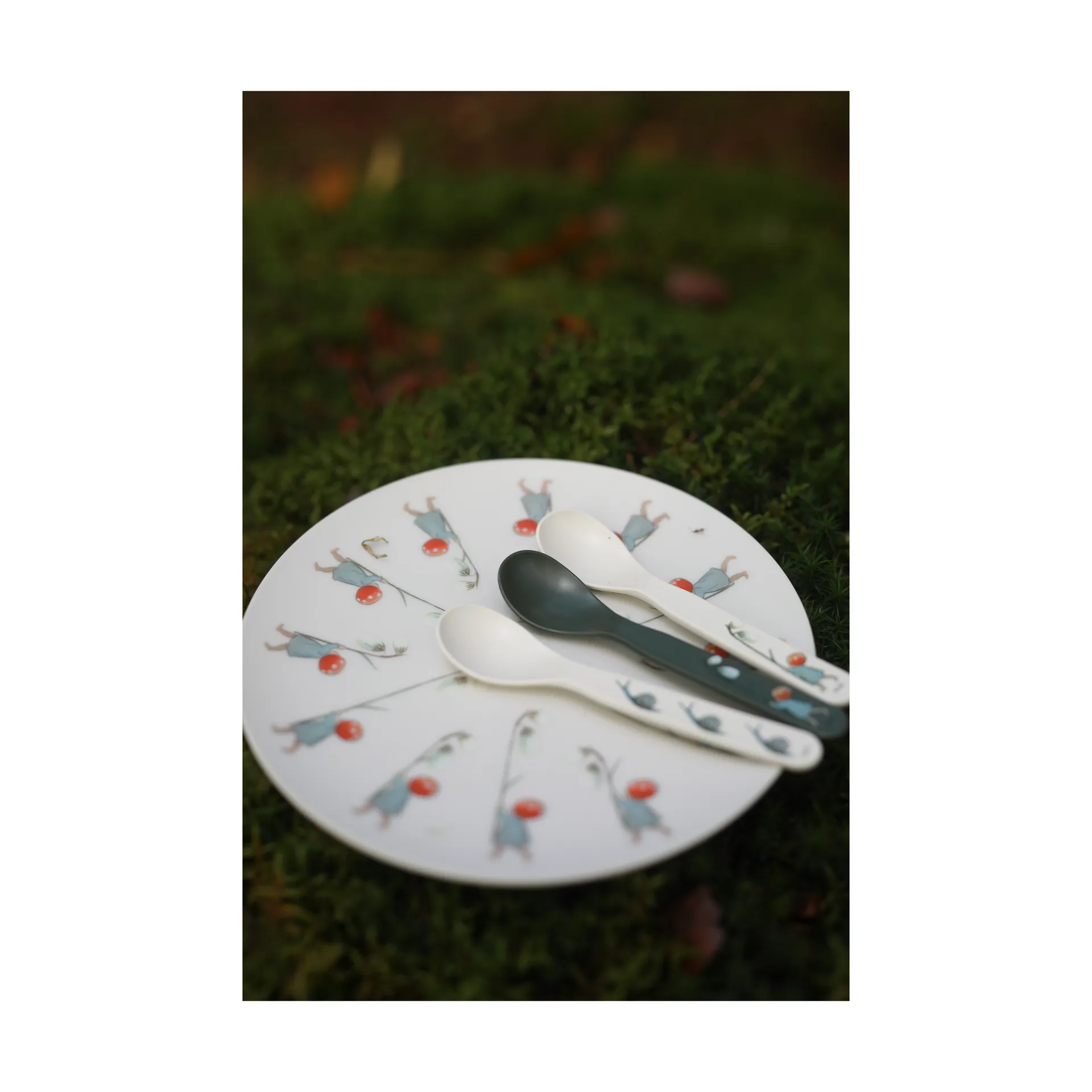 Elsa Beskow Tomtebobarnen plate Ø20 cm, Multi Rätt Start