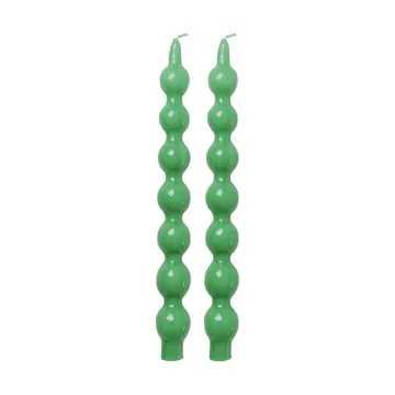 Rice candles 30.2 cm 2-pack - Green - RICE