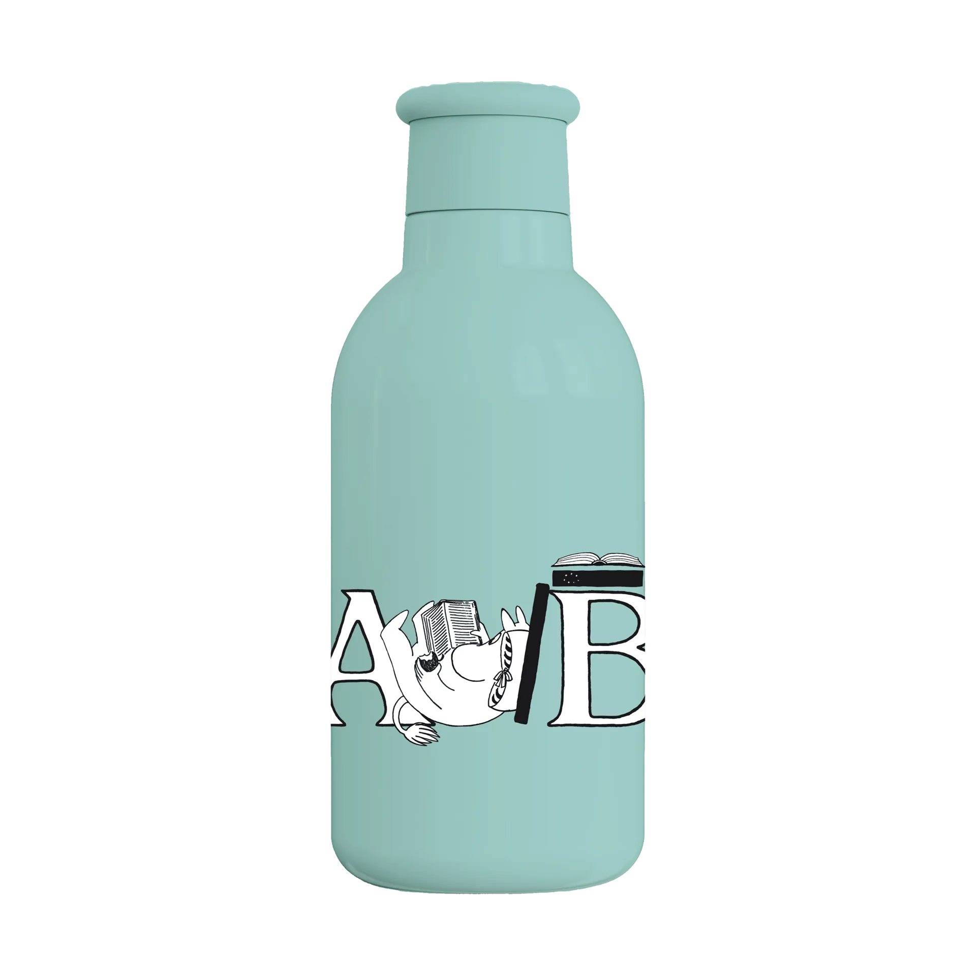 Moomin ABC thermos bottle 0.5 L, Moomin turqouise RIG-TIG