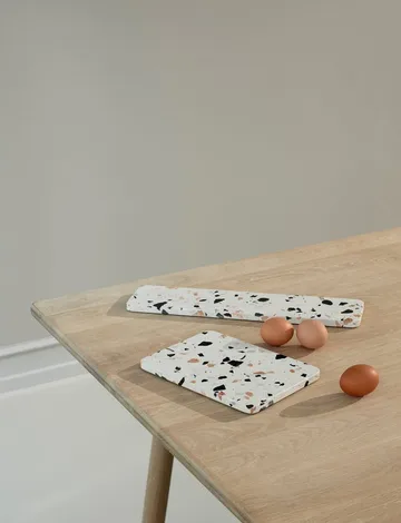 SERVE-IT serving plate 16 cm - White terrazzo - RIG-TIG