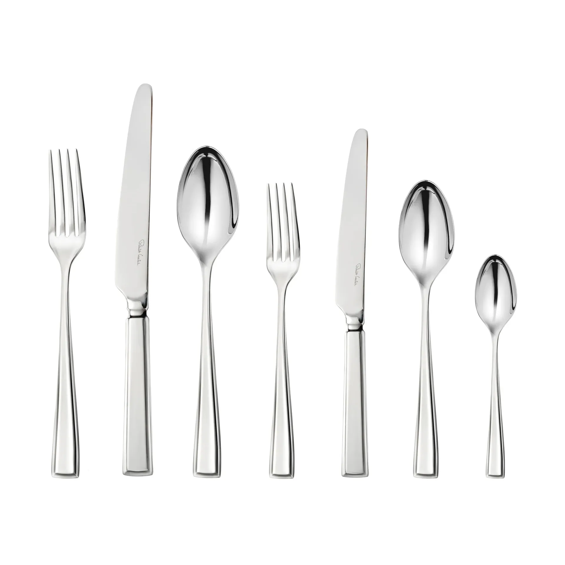 Fairford bright cutlery set, Stainless steel, 42 pieces Robert Welch