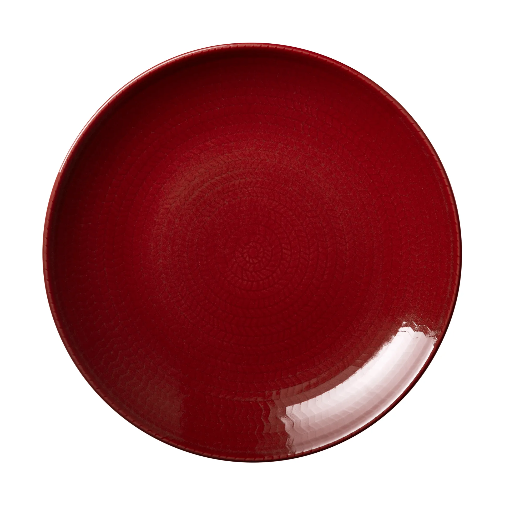 Blå eld tallrik, Red, 23 cm Rörstrand