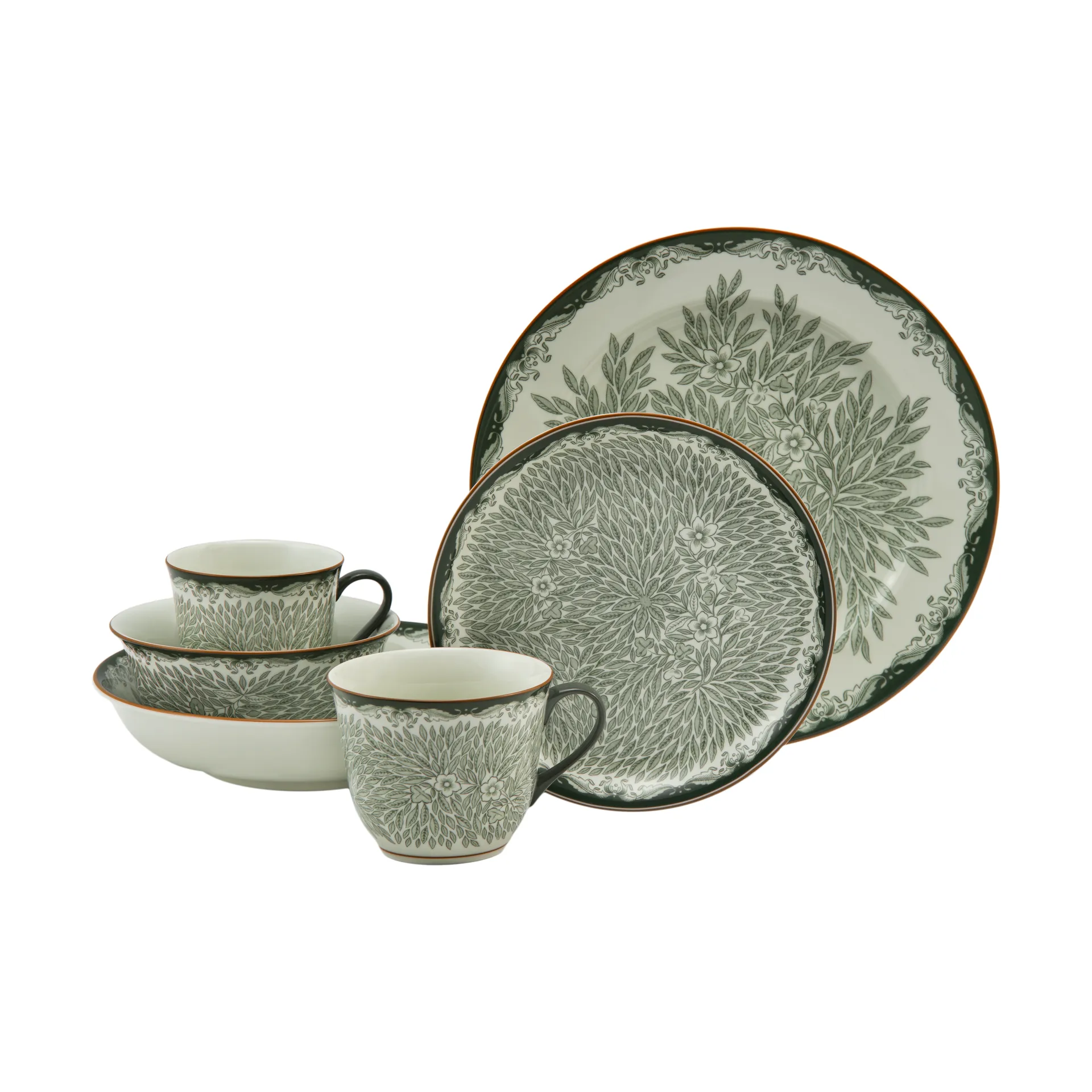 Ostindia Floris bowl 50 cl, Green Rörstrand