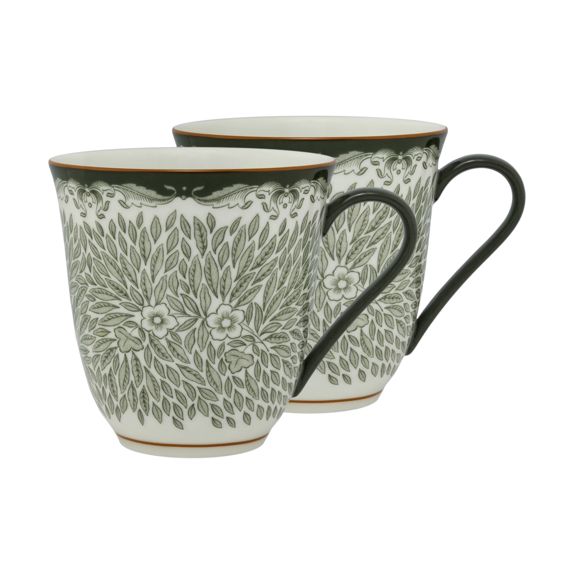 Ostindia Floris mug 30 cl2-pack, Green Rörstrand