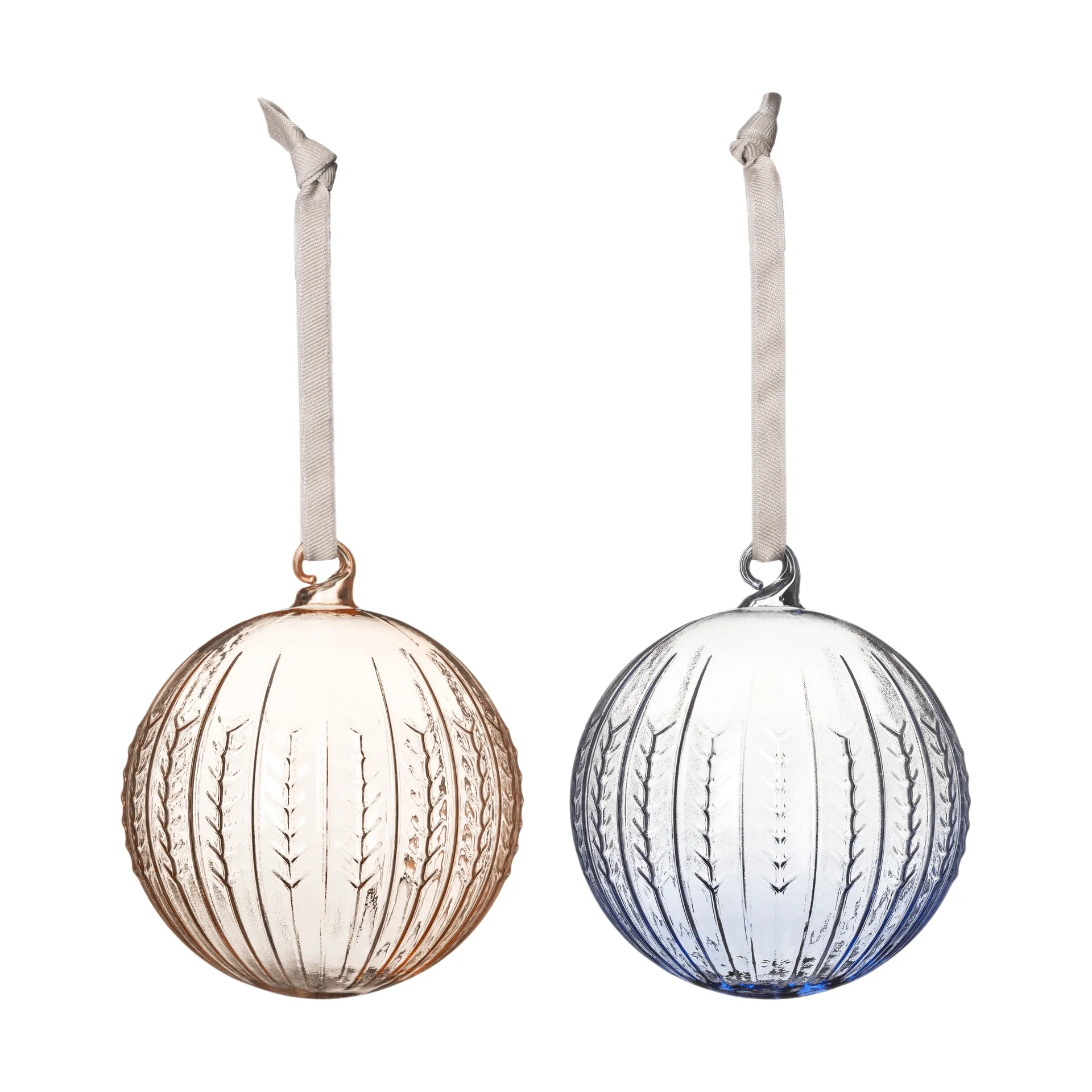 Swedish Grace julkula, Jubilee blue, 2-pack Rörstrand