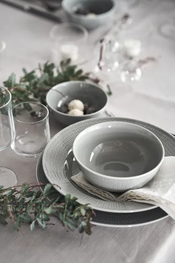 Swedish Grace plate Ø 27 cm 6-pack Mist (grey) - Rörstrand
