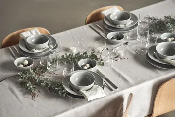 Swedish Grace plate Ø 27 cm 6-pack Mist (grey) - Rörstrand
