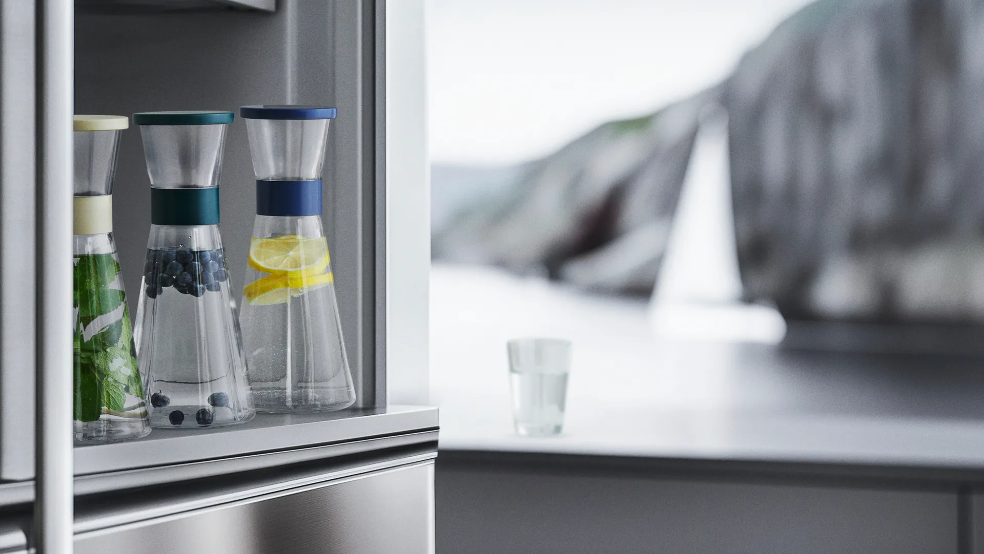 Grand Cru Carafe, Ocean blue Rosendahl