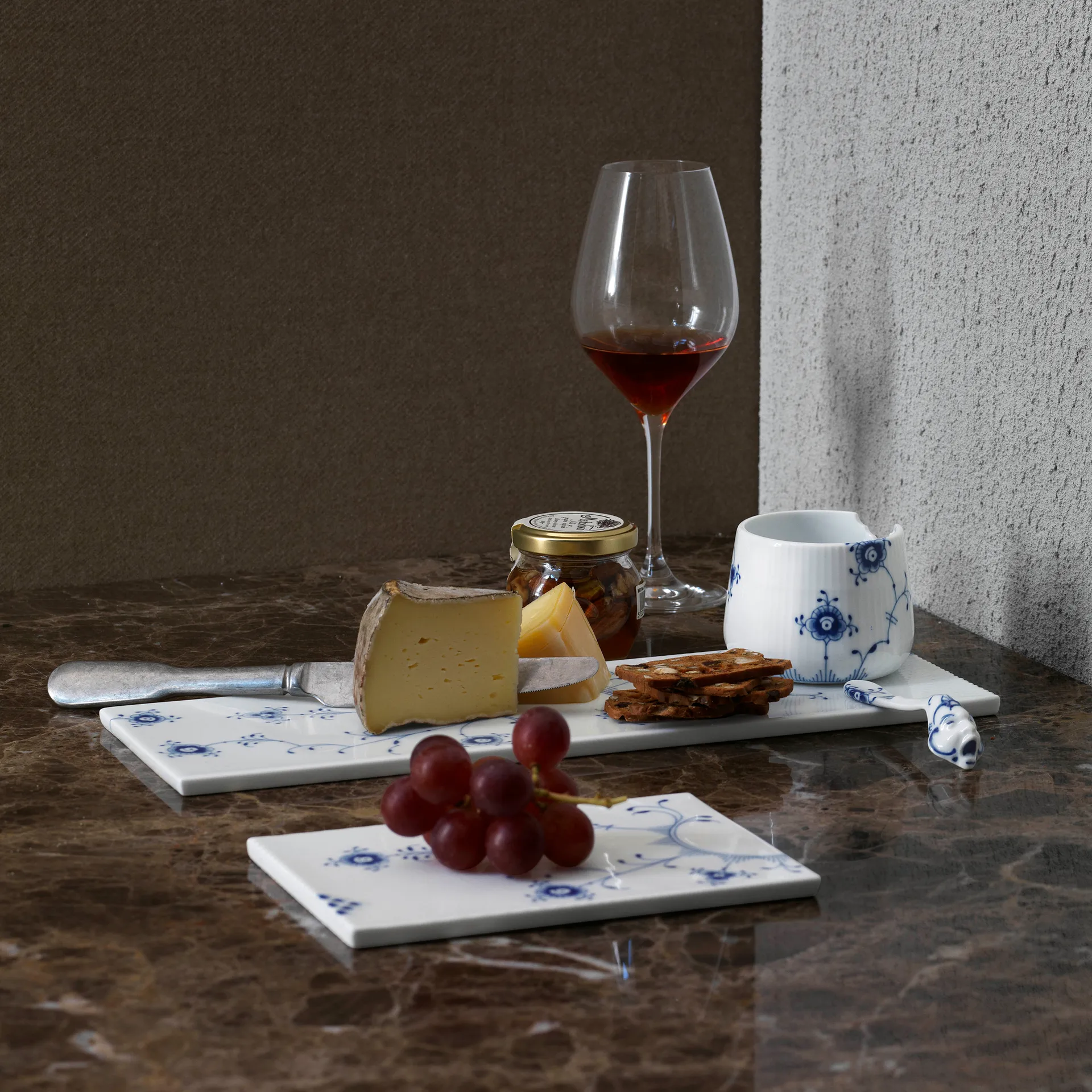 Blue Elements serving tray, 18 cm Royal Copenhagen