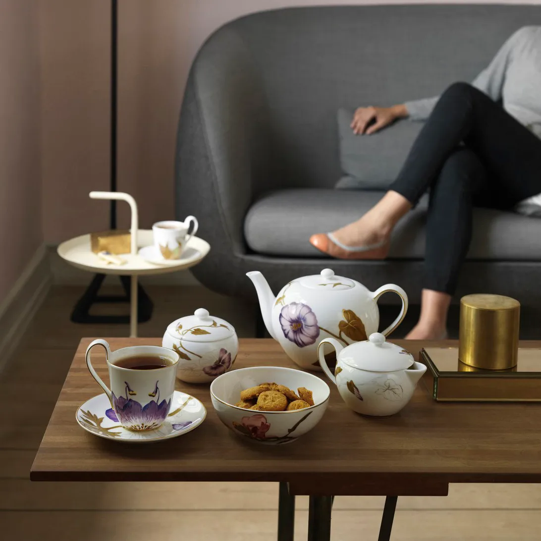 Flora teapot, Morning Glory Royal Copenhagen