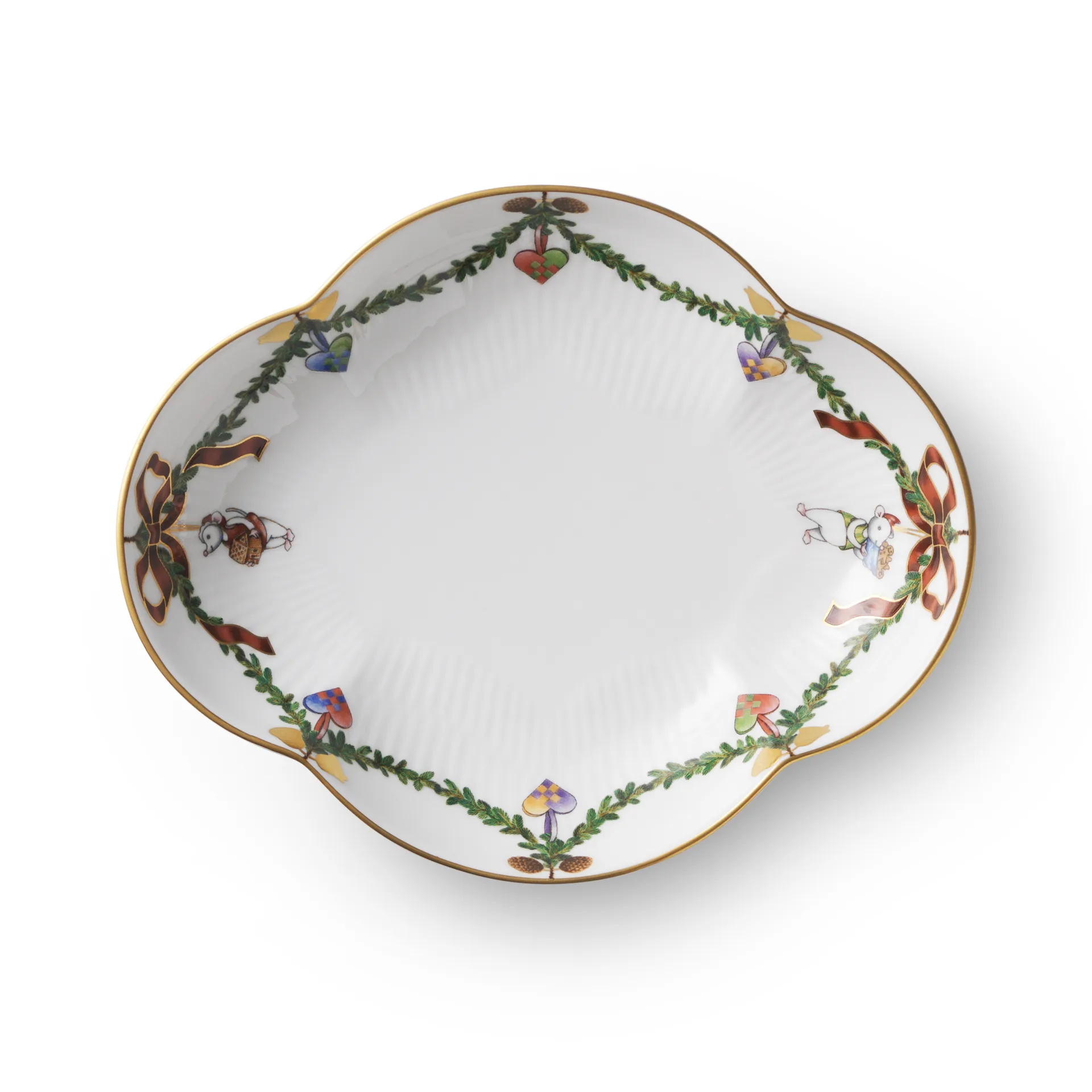 Star Fluted Christmas plate, 17,5 cm Royal Copenhagen