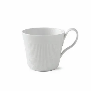 White Elements cup with high handle - 35 cl - Royal Copenhagen