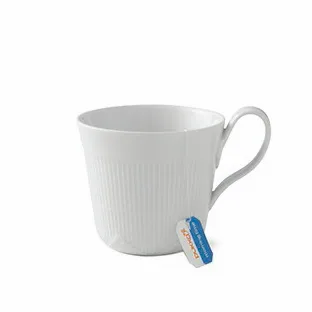 White Elements cup with high handle, 35 cl Royal Copenhagen