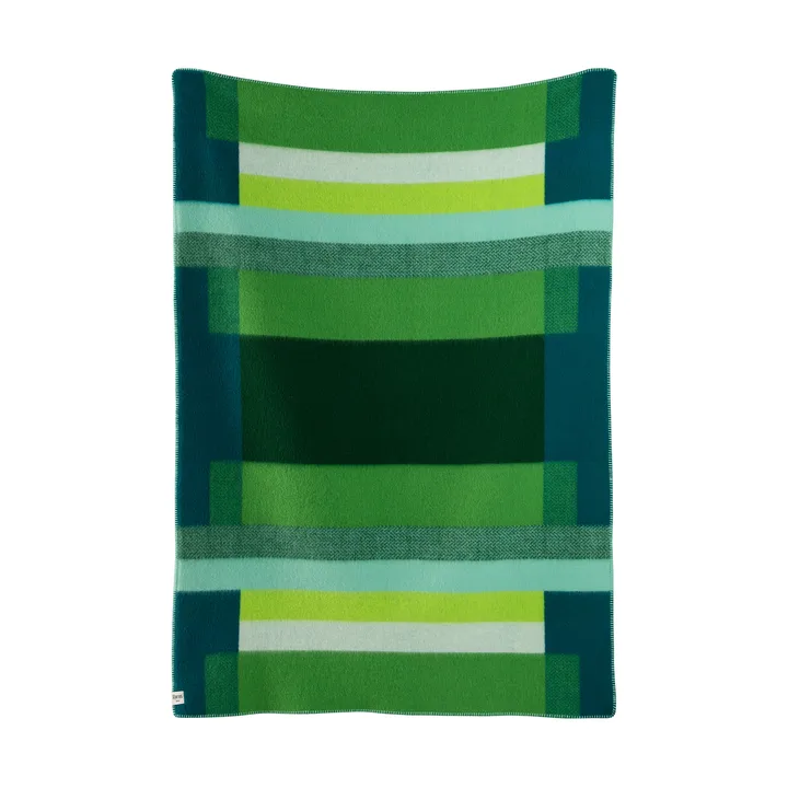 Mikkel blanket 135x200 cm - Green - Røros Tweed