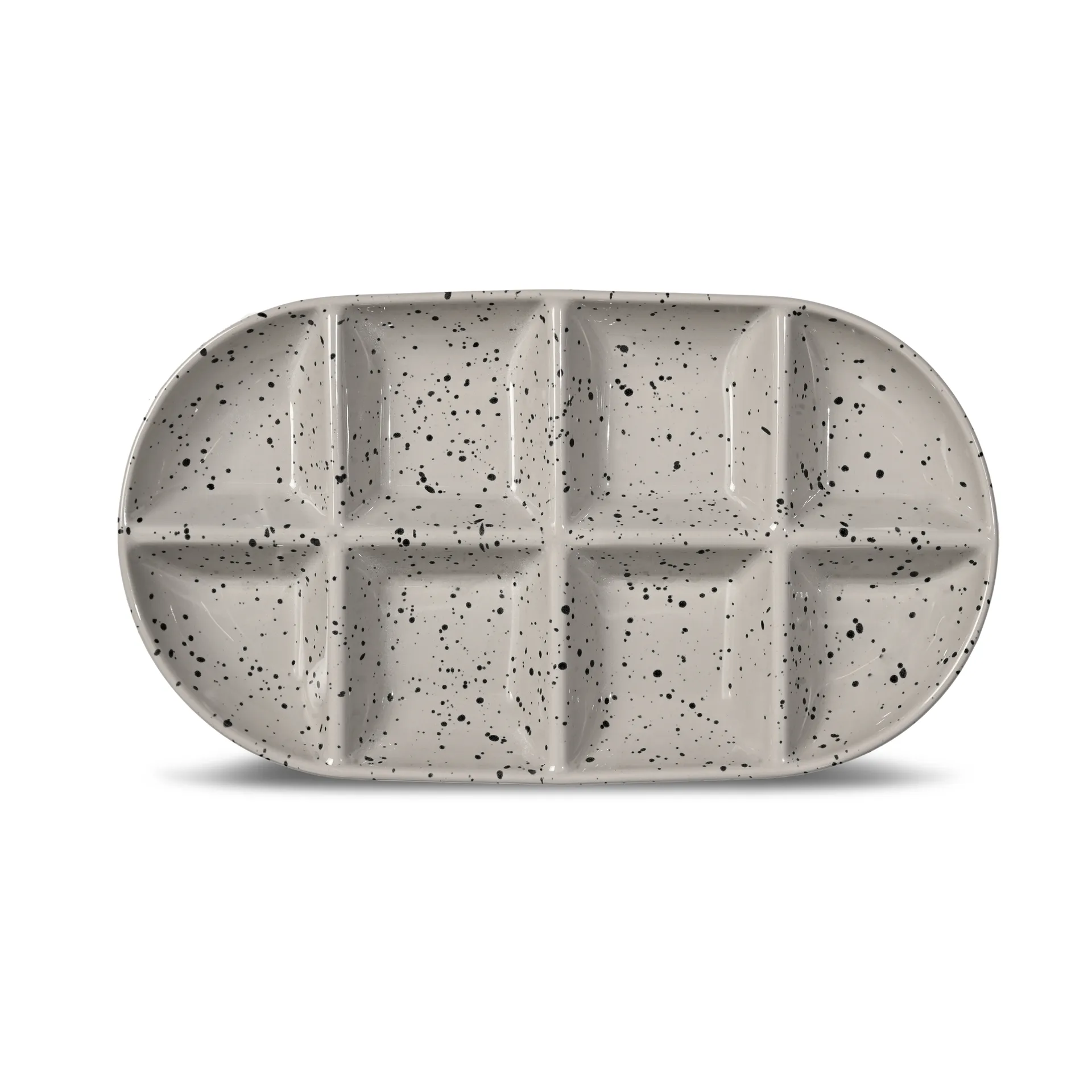 Ditte serving platter large 20x36 cm, Gray-black Sagaform