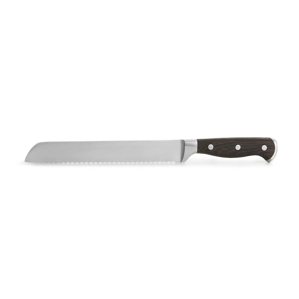 Erik bread knife extra long, Wenge wood-stainless steel Sagaform