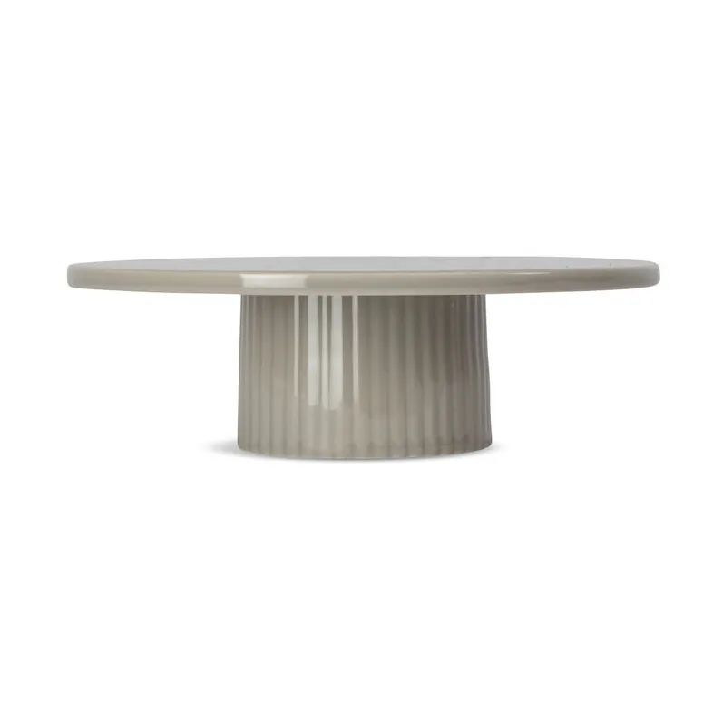 Flora cake plate Ø25.5 cm, Beige Sagaform