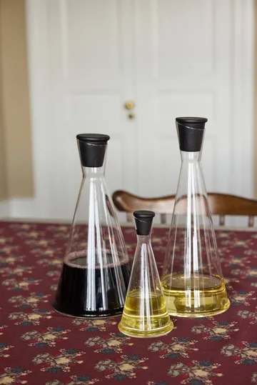Gurken oil/vinegar carafe - Clear-black, 25 cl - Sagaform