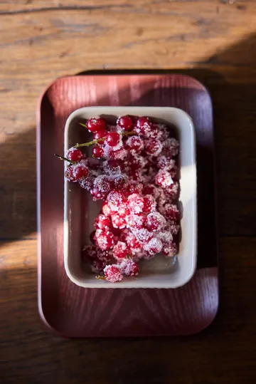 Hanna plate - Wine red - Sagaform