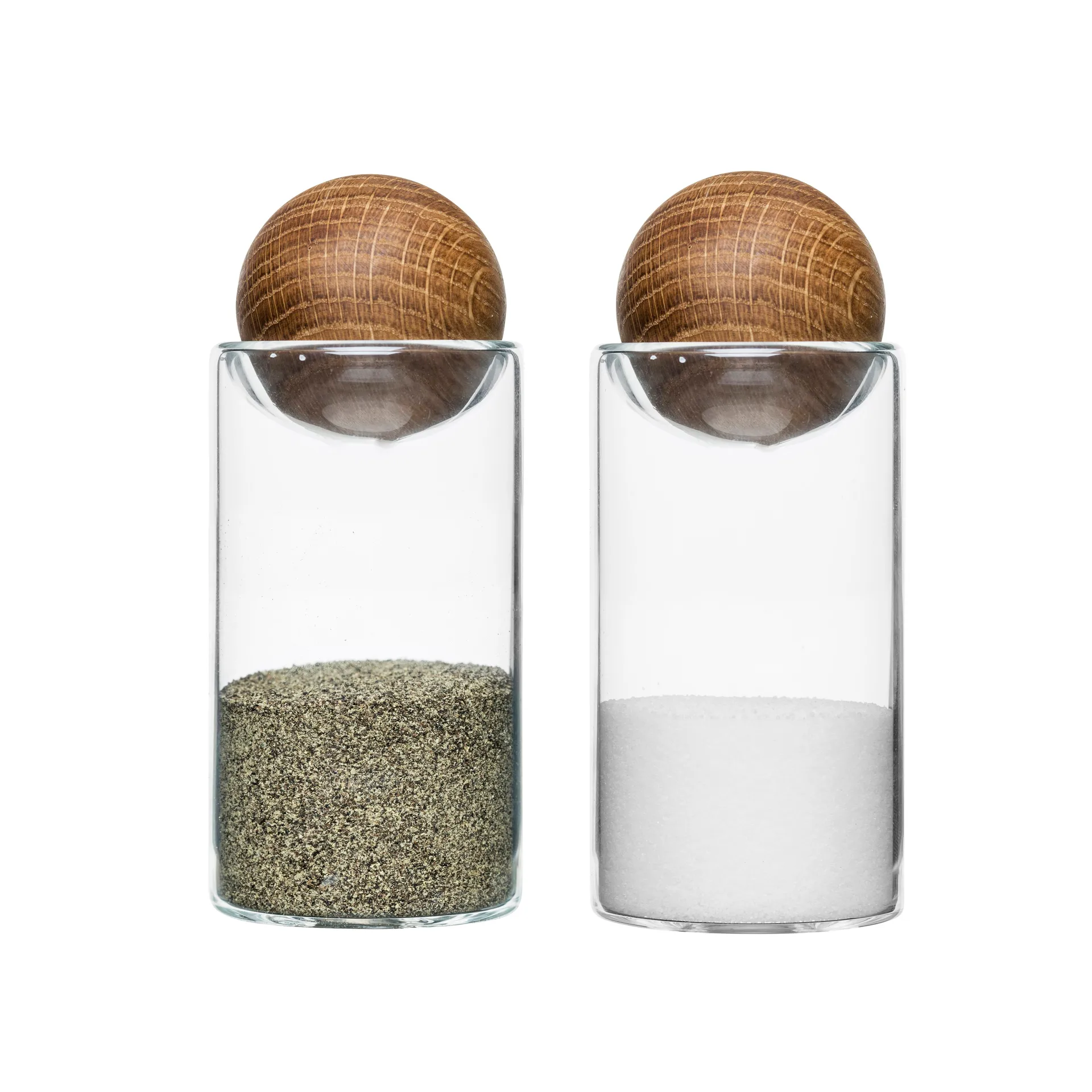 Nature salt- and pepper set, Oak Sagaform