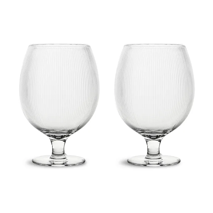 Sagaform Blanka beer glass 50 cl 2-pack - Clear - Sagaform